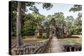 Ruins of the Chau Say Tevoda Temple, Angkor, UNESCO World Heritage Site, Cambodia, Indochina-Yadid Levy-Stretched Canvas