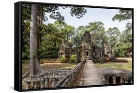 Ruins of the Chau Say Tevoda Temple, Angkor, UNESCO World Heritage Site, Cambodia, Indochina-Yadid Levy-Framed Stretched Canvas