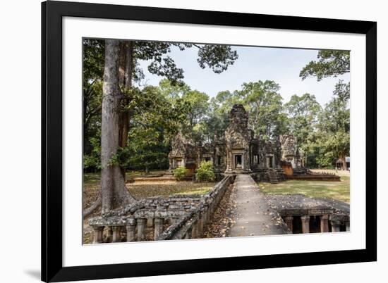 Ruins of the Chau Say Tevoda Temple, Angkor, UNESCO World Heritage Site, Cambodia, Indochina-Yadid Levy-Framed Photographic Print