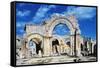 Ruins of the Church of Saint Simeon Stylite-null-Framed Stretched Canvas