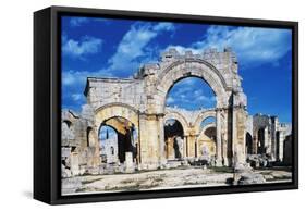 Ruins of the Church of Saint Simeon Stylite-null-Framed Stretched Canvas