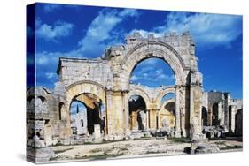 Ruins of the Church of Saint Simeon Stylite-null-Stretched Canvas