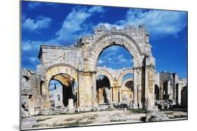 Ruins of the Church of Saint Simeon Stylite-null-Mounted Giclee Print