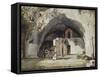 Ruins of the Church of Santa Maria Dell'Olearia-Giacinto Gigante-Framed Stretched Canvas