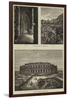 Ruins of the Coliseum at El Djem, Near Tunis-null-Framed Giclee Print