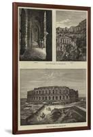 Ruins of the Coliseum at El Djem, Near Tunis-null-Framed Giclee Print