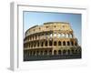 Ruins of the Coliseum in Rome Against Blue Sky-null-Framed Photographic Print