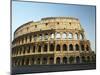 Ruins of the Coliseum in Rome Against Blue Sky-null-Mounted Photographic Print