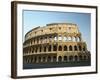 Ruins of the Coliseum in Rome Against Blue Sky-null-Framed Photographic Print