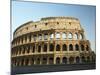 Ruins of the Coliseum in Rome Against Blue Sky-null-Mounted Photographic Print
