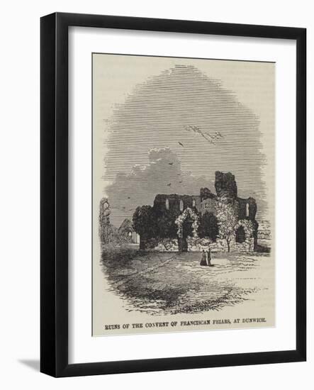 Ruins of the Convent of Franciscan Friars, at Dunwich-null-Framed Giclee Print