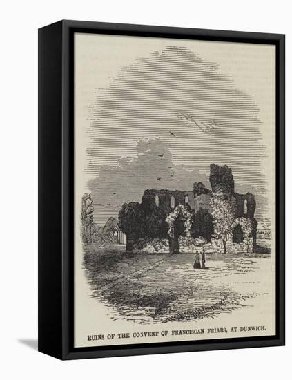 Ruins of the Convent of Franciscan Friars, at Dunwich-null-Framed Stretched Canvas