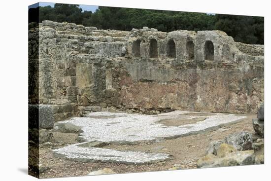 Ruins of the Early Christian Basilica in Ampurias-null-Stretched Canvas