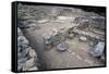 Ruins of the Early Christian Basilica in Ampurias-null-Framed Stretched Canvas