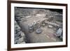 Ruins of the Early Christian Basilica in Ampurias-null-Framed Giclee Print