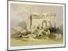 Ruins of the Eastern Portico of the Temple of Baalbec, May 6th 1839-David Roberts-Mounted Giclee Print