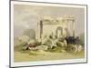 Ruins of the Eastern Portico of the Temple of Baalbec, May 6th 1839-David Roberts-Mounted Giclee Print