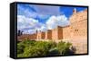 Ruins of the El Badii Palace, Marrakech, Morocco-Nico Tondini-Framed Stretched Canvas