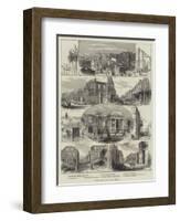 Ruins of the Fire at Kingston, Jamaica-Thomas Sulman-Framed Giclee Print