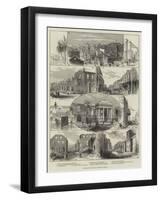 Ruins of the Fire at Kingston, Jamaica-Thomas Sulman-Framed Giclee Print