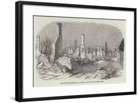 Ruins of the Fire, on Saturday Last, at Harwell, Near Abingdon-null-Framed Giclee Print