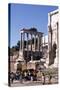 Ruins of the Forum and Temple of Saturn, Rome-null-Stretched Canvas