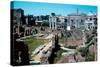 Ruins of the Forum, Rome with the House of the Vestals on the Left-null-Stretched Canvas