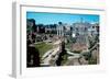 Ruins of the Forum, Rome with the House of the Vestals on the Left-null-Framed Photographic Print