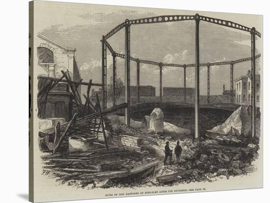Ruins of the Gasworks at Nine-Elms after the Explosion-Frank Watkins-Stretched Canvas