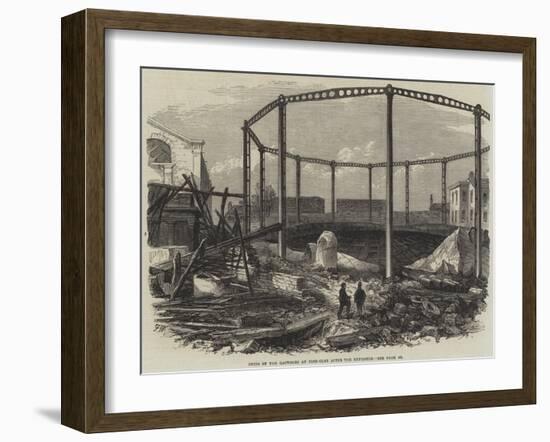 Ruins of the Gasworks at Nine-Elms after the Explosion-Frank Watkins-Framed Giclee Print