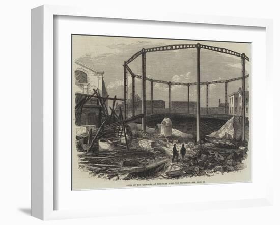 Ruins of the Gasworks at Nine-Elms after the Explosion-Frank Watkins-Framed Giclee Print