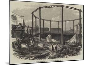 Ruins of the Gasworks at Nine-Elms after the Explosion-Frank Watkins-Mounted Giclee Print