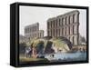 'Ruins of the Grand Aqueduct of Ancient Carthage', Tunisia, 1803-Luigi Mayer-Framed Stretched Canvas