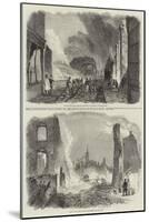 Ruins of the Great Fire at Gravesend-John Skinner Prout-Mounted Giclee Print