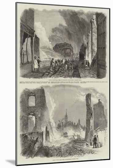 Ruins of the Great Fire at Gravesend-John Skinner Prout-Mounted Giclee Print