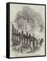 Ruins of the Great Fire at Manchester-null-Framed Stretched Canvas