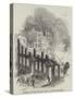 Ruins of the Great Fire at Manchester-null-Stretched Canvas