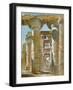 Ruins of the Great Temple at Karnak, Site of the City of Thebes in Ancient Egypt-null-Framed Giclee Print