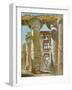 Ruins of the Great Temple at Karnak, Site of the City of Thebes in Ancient Egypt-null-Framed Giclee Print