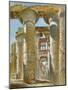 Ruins of the Great Temple at Karnak, Site of the City of Thebes in Ancient Egypt-null-Mounted Giclee Print