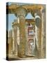 Ruins of the Great Temple at Karnak, Site of the City of Thebes in Ancient Egypt-null-Stretched Canvas