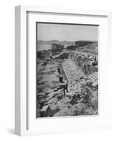 'Ruins of the Great Temple of the Mysteries at Eleusis', 1913-Unknown-Framed Giclee Print