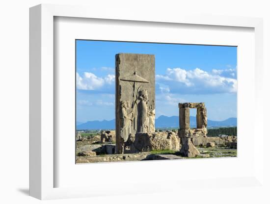 Ruins of the Hadish Palace, Persepolis, Fars Province, Islamic Republic of Iran, Middle East-G&M Therin-Weise-Framed Photographic Print