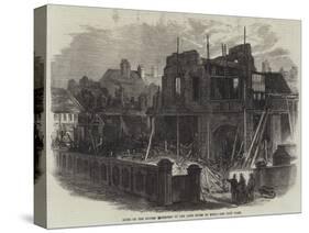 Ruins of the Houses Destroyed by the Late Storm at Hull-null-Stretched Canvas