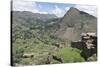 Ruins of the Inca archaeological site of Pisac near Cusco,  Peru, South America-Julio Etchart-Stretched Canvas