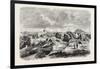 Ruins of the Labyrinth and its Pyramid, Egypt, 1879-null-Framed Giclee Print