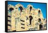 Ruins of the Largest Colosseum in in North Africa. El Jem,Tunisia. Unesco-perszing1982-Framed Stretched Canvas