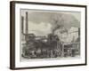 Ruins of the Late Fire at Southampton-Charles Robinson-Framed Giclee Print