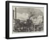 Ruins of the Late Fire at Southampton-Charles Robinson-Framed Giclee Print