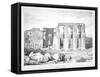 Ruins of the Memnonium at the Cemetery of Thebes, C1800-1870-George Barnard-Framed Stretched Canvas